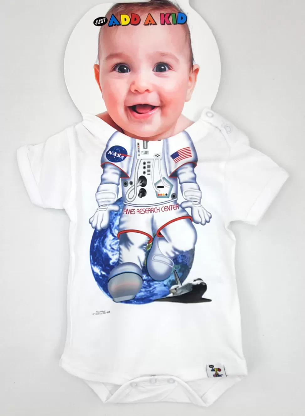 Best Sale NASA Gear Ames Research Center - Space Themed Baby Onesie - By Add-A-Kid