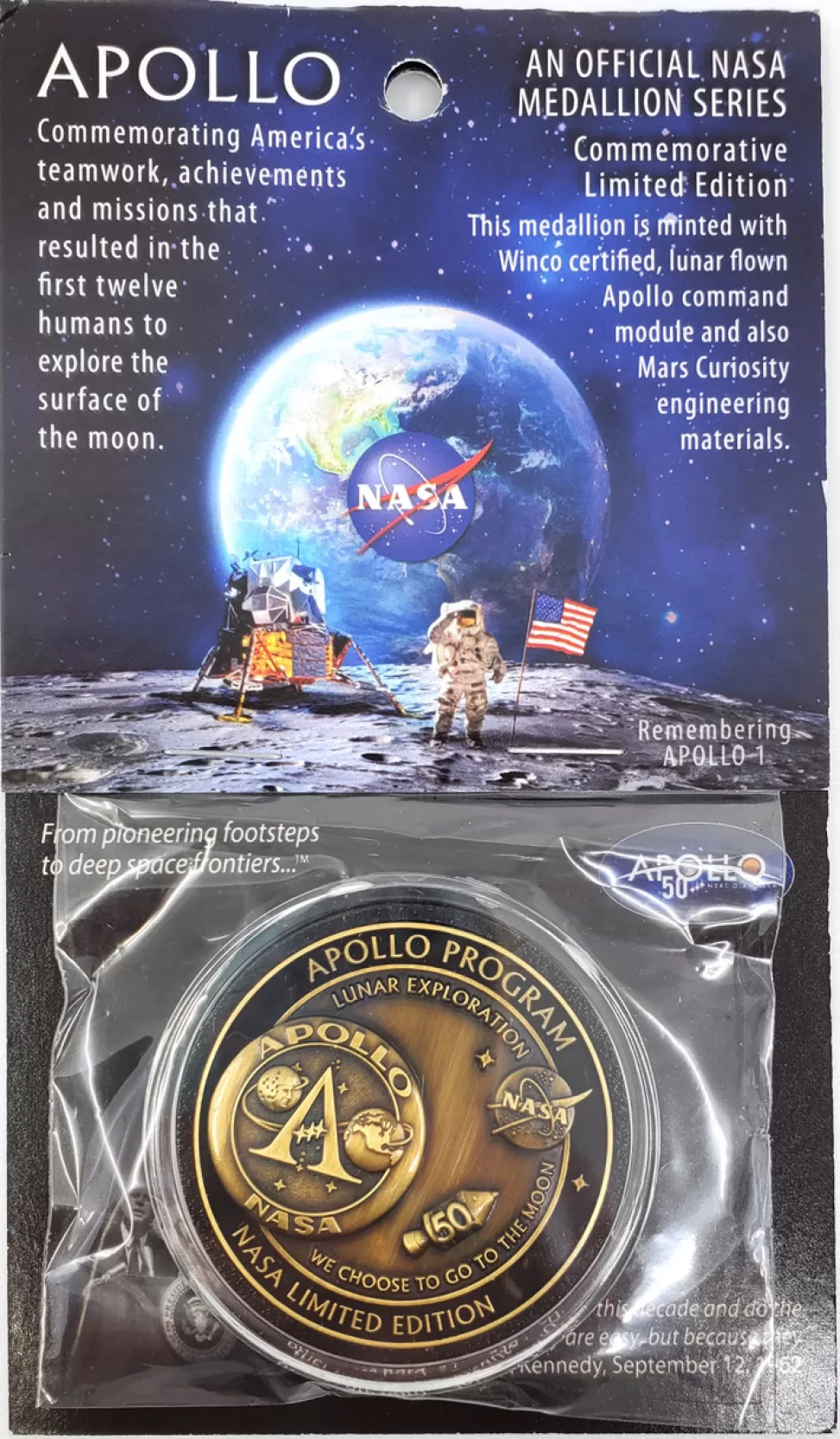 Store NASA Gear Apollo Program Medallion