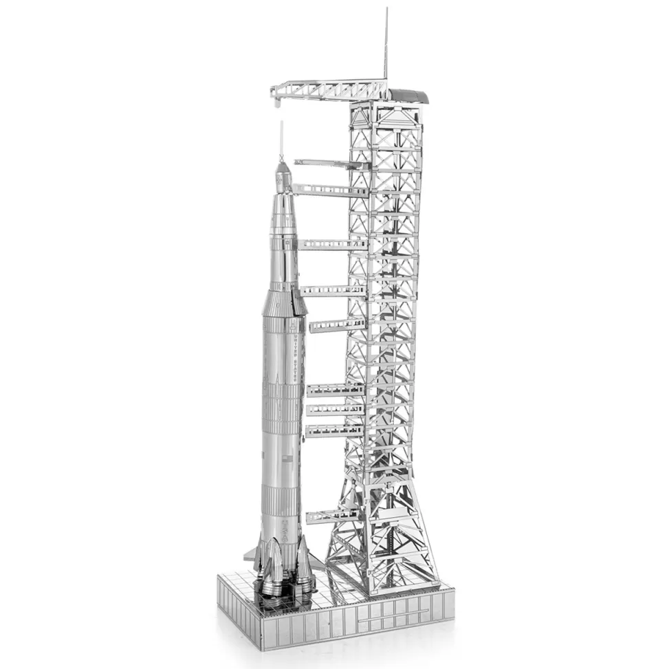 New NASA Gear Apollo Saturn V with Gantry by Metal Earth