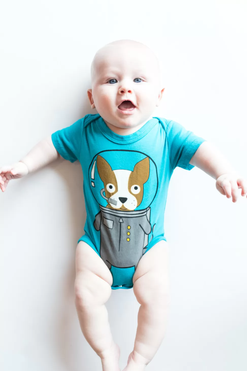 Cheap NASA Gear Astro Dog Bodysuit by Doodle Pants