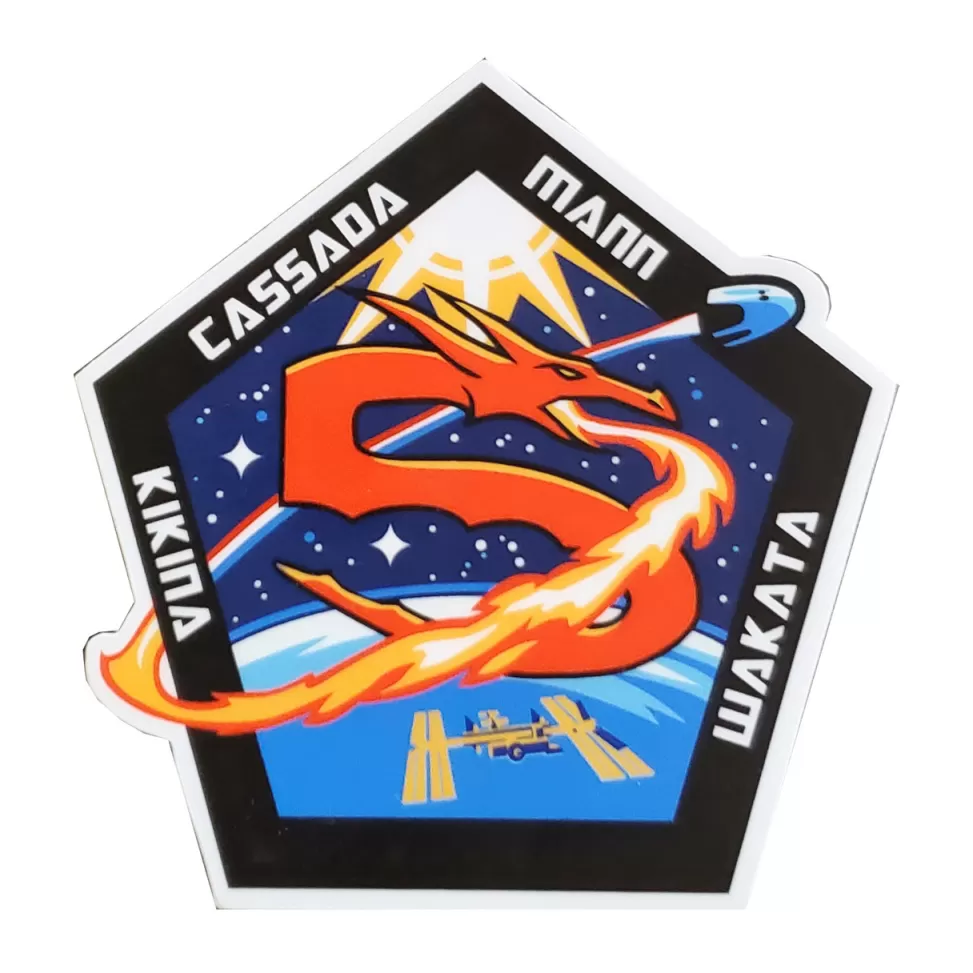 Hot NASA Gear Crew 5 Mission Decal (Sticker)