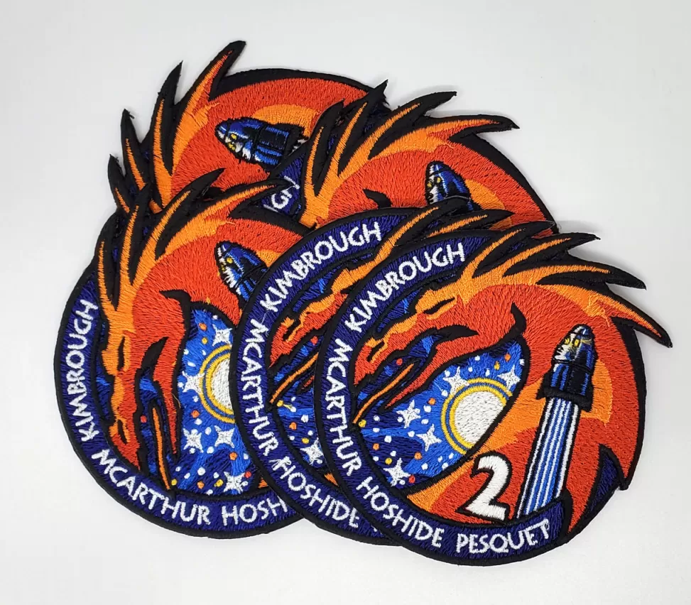 Online NASA Gear Crew 2 Mission Patch