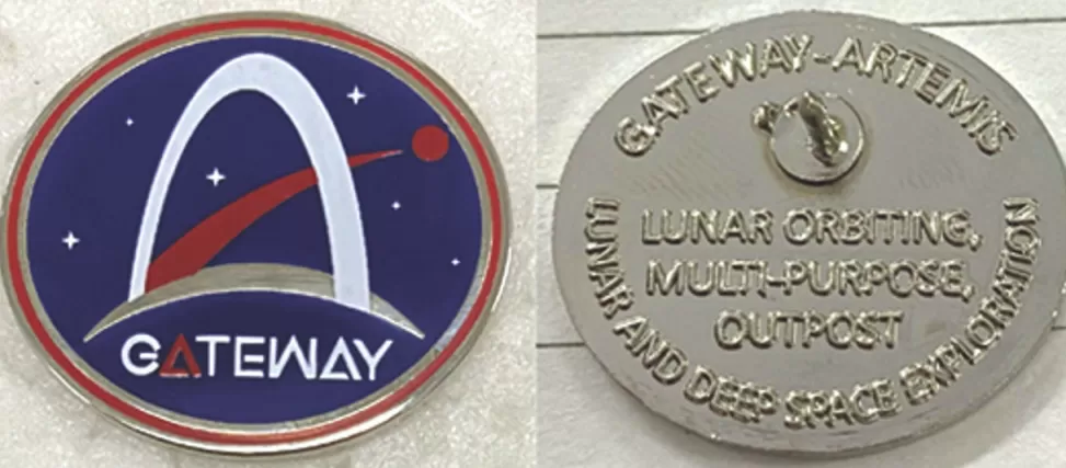 Online NASA Gear GATEWAY Program Pin