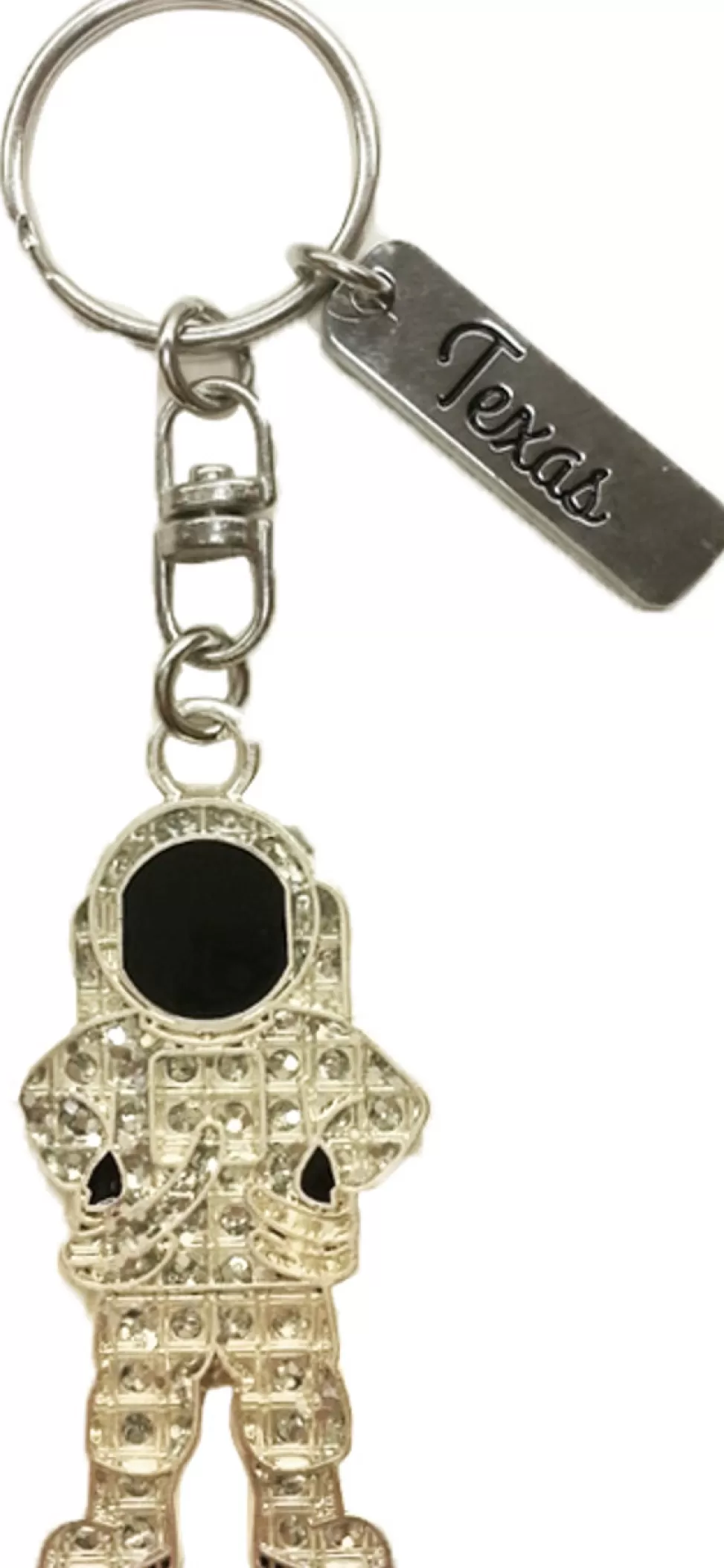 Fashion NASA Gear Glitter Astronaut Keychain