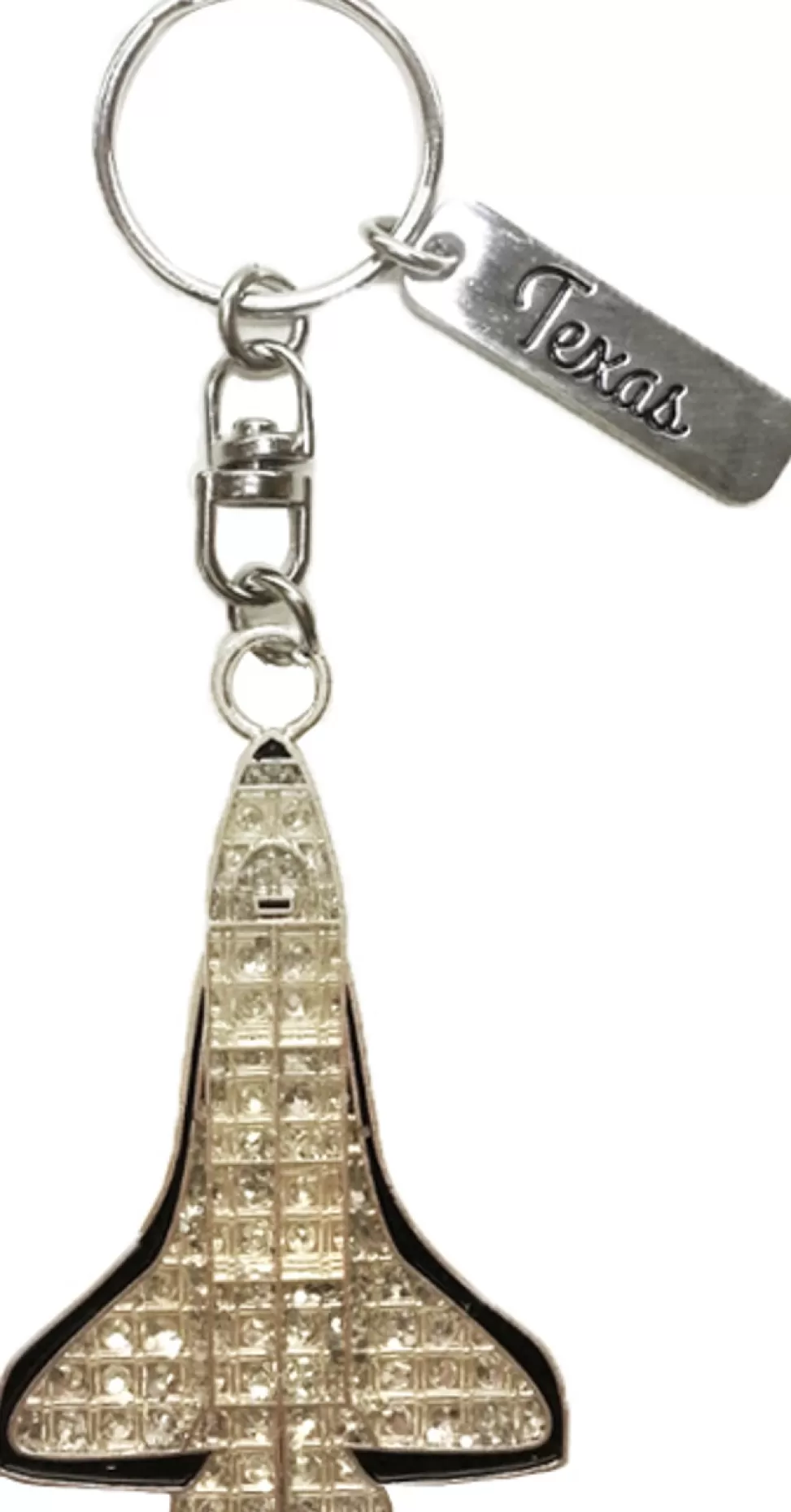 New NASA Gear Glitter Shuttle Keychain