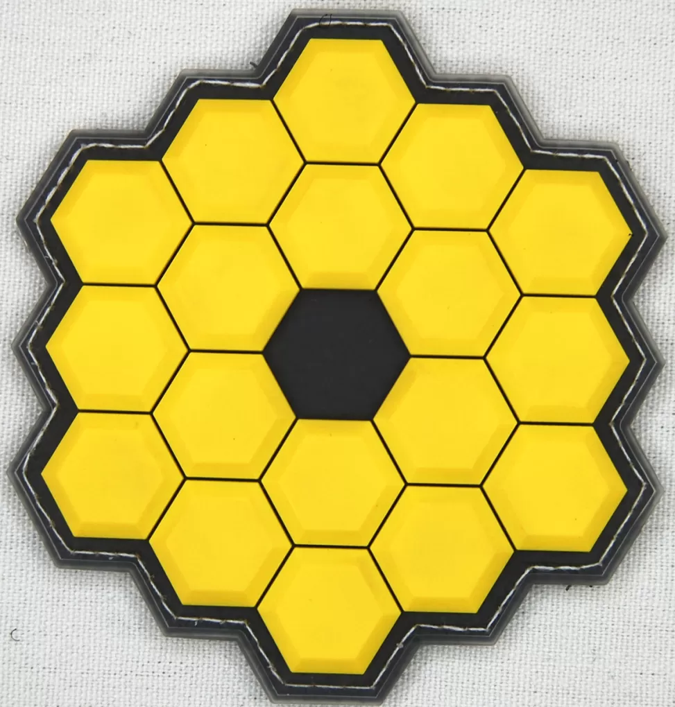 Hot NASA Gear James Webb Space Telescope (JWST) PVC Patch with Velcro Backing