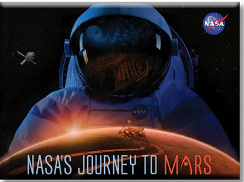 Best NASA Gear Journey To Mars Magnets Large Astronaut Magnet