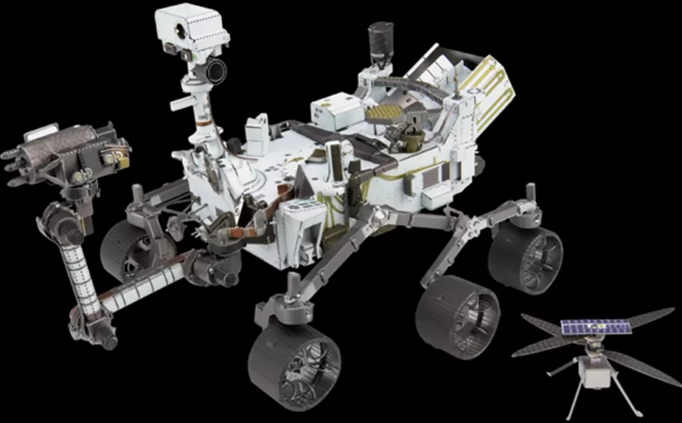 Best NASA Gear Mars Rover Perseverance & Ingenuity Helicopter by Metal Earth