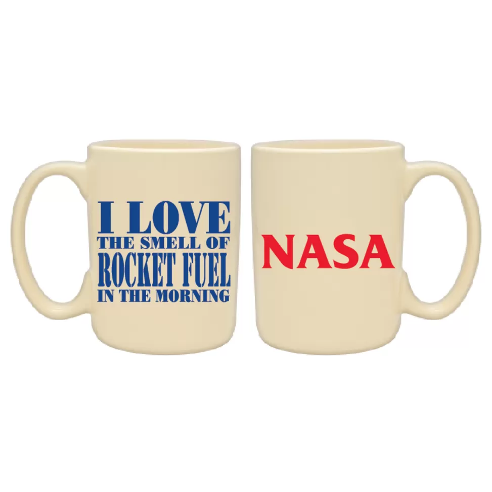 Fashion NASA Gear NASA - I Love The Smell Of Rocket Fuel In The Morning 15 oz Mug