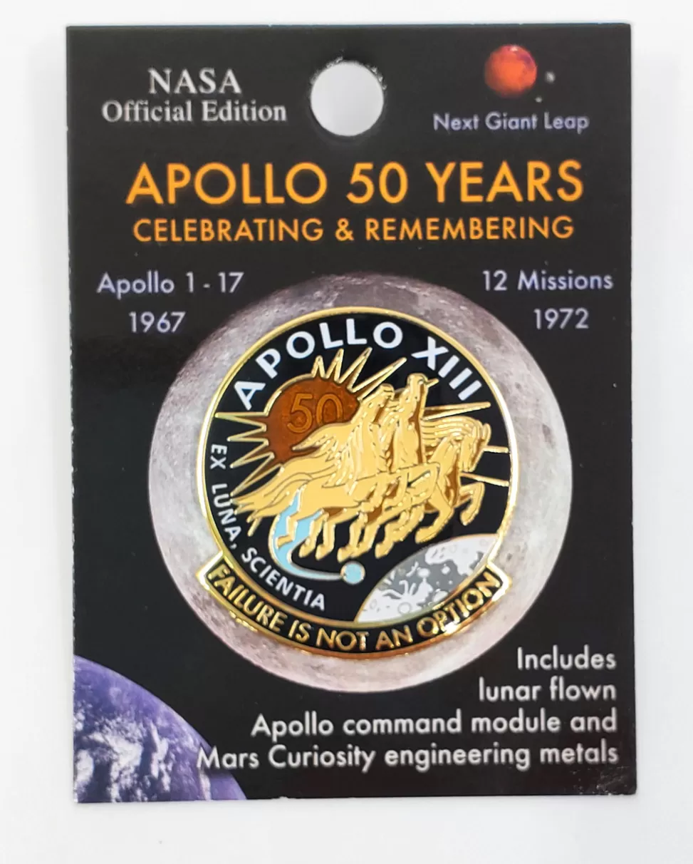 Fashion NASA Gear NASA Apollo 13 50th Anniversary Pin