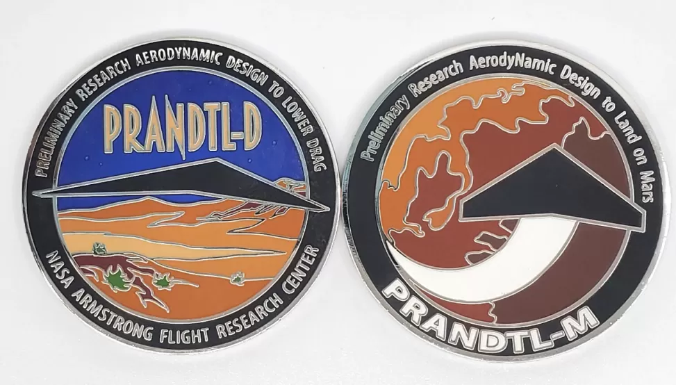 Best NASA Gear NASA Armstrong PRANDTL Medallion