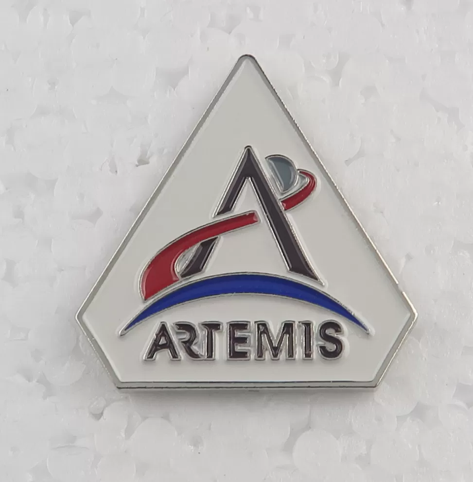 Cheap NASA Gear NASA Artemis Logo - Butterfly Backed Pin