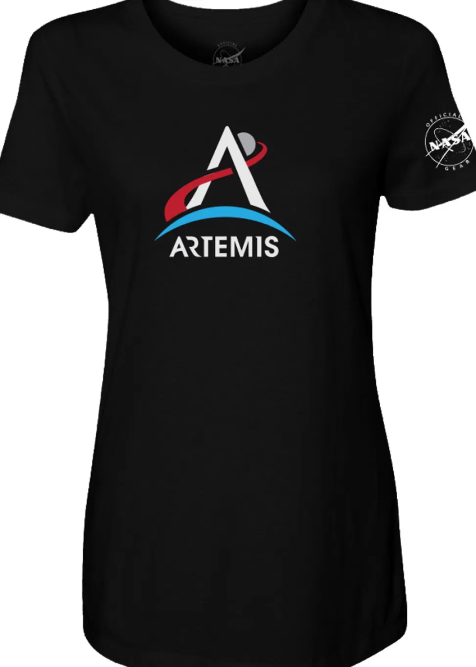 Shop NASA Gear NASA Artemis Logo - Ladies T-Shirt