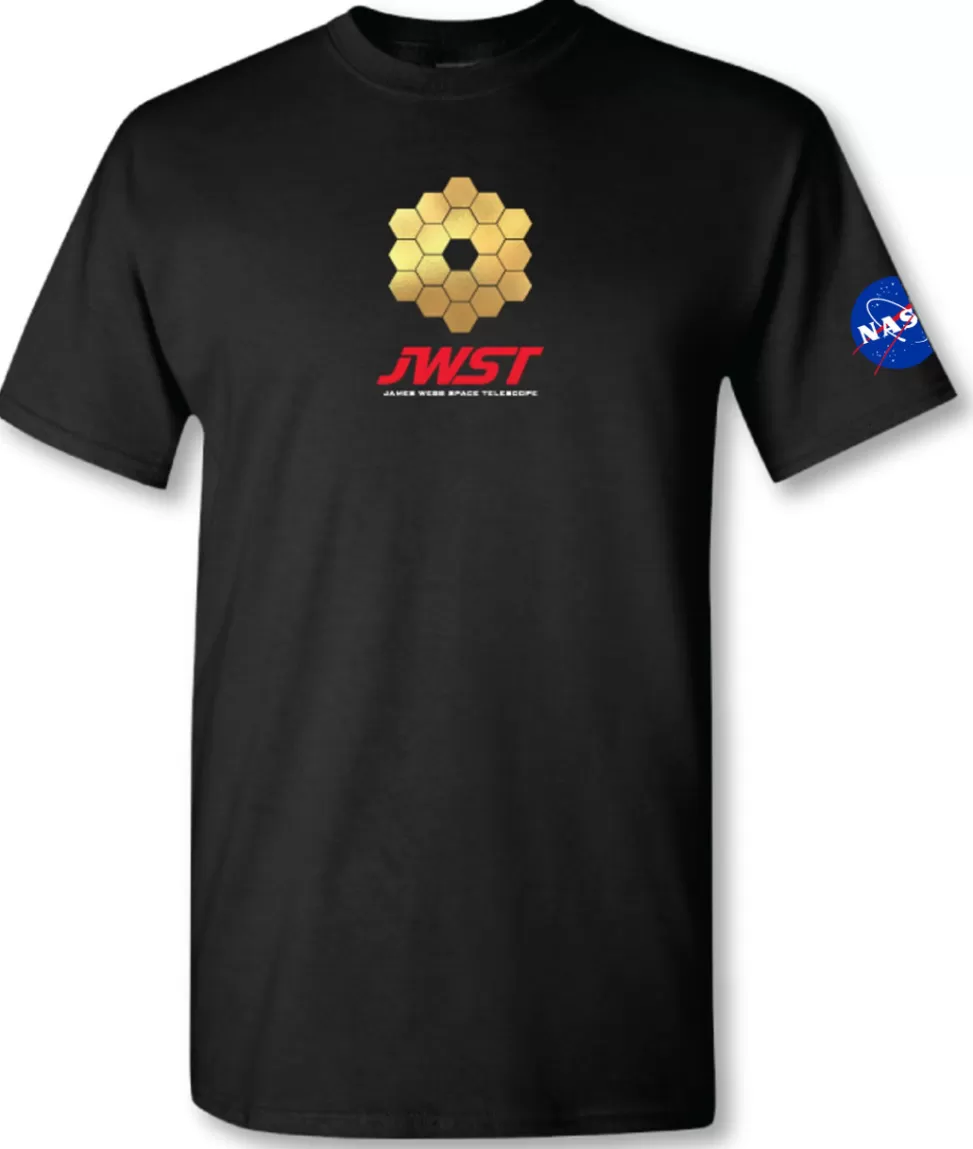 Hot NASA Gear NASA James Webb Space Telescope (JWST) Foil T-Shirt