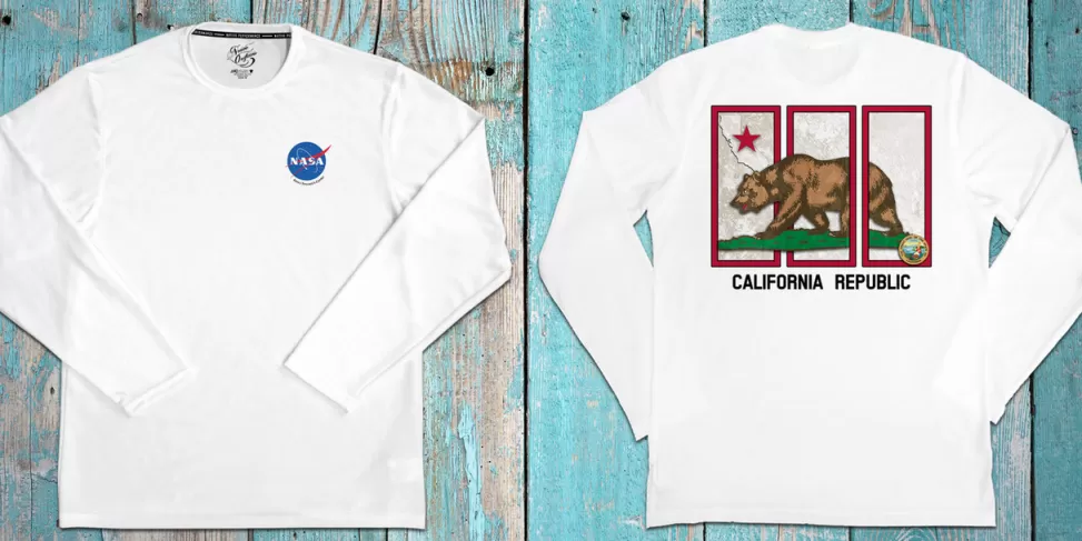 Flash Sale NASA Gear NASA Logo Ames Research Center - Long Sleeve Performance Shirt Unisex