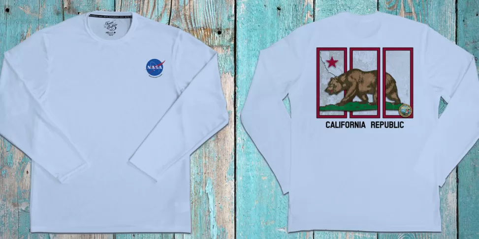 Flash Sale NASA Gear NASA Logo Ames Research Center - Long Sleeve Performance Shirt Unisex