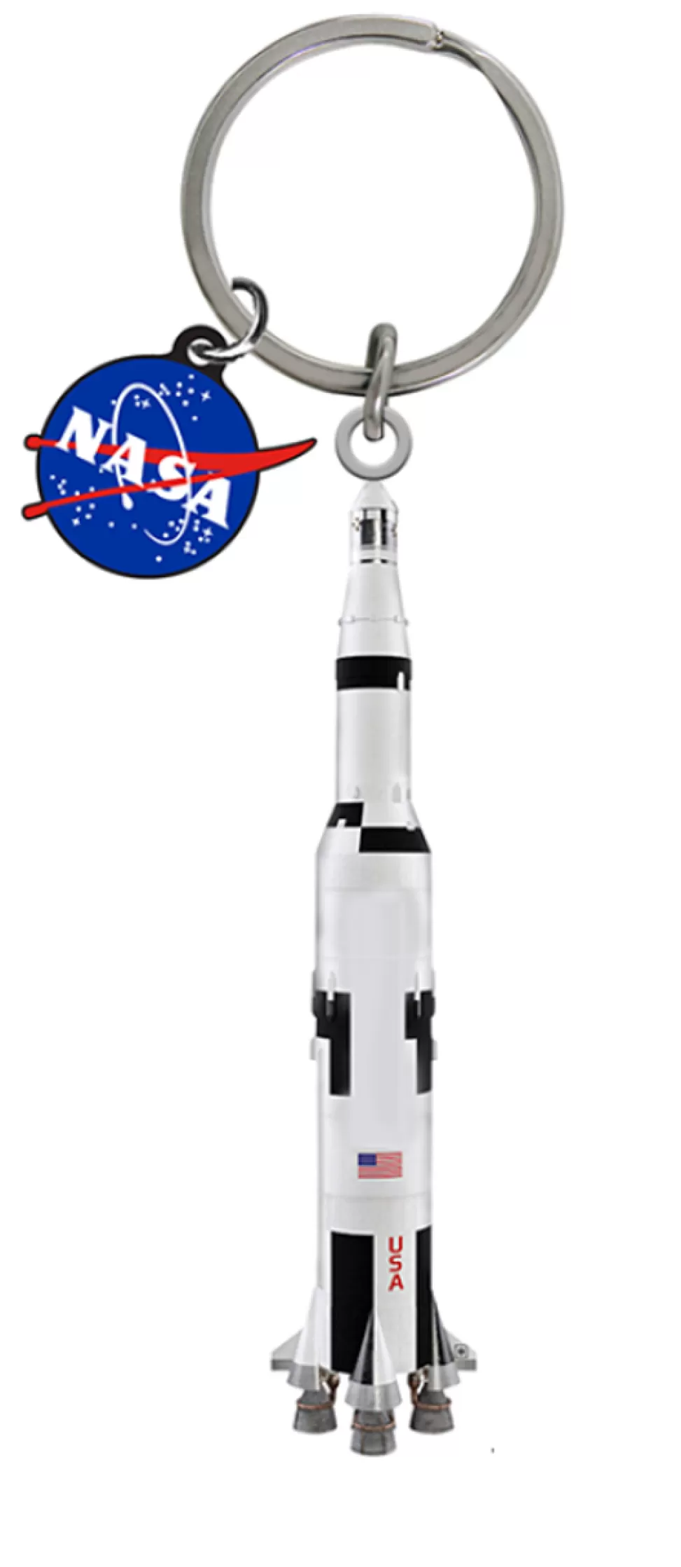 Fashion NASA Gear NASA Logo Dangle Keychain