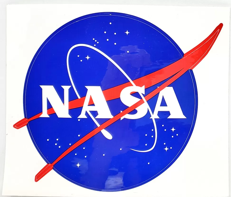 Cheap NASA Gear NASA Meatball 4.5 Inch Window Cling