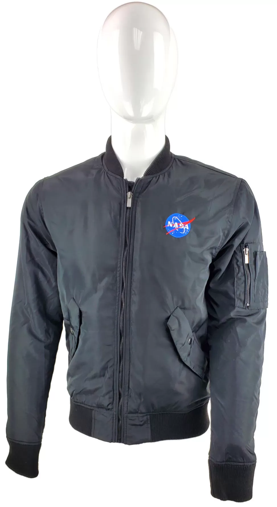 Best NASA Gear NASA Meatball Logo - Wingover Ladies Bomber Jacket