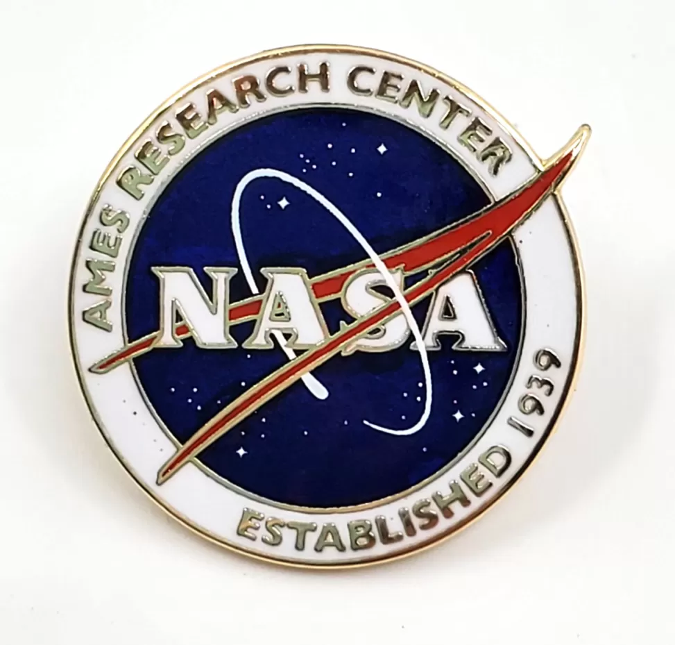 Hot NASA Gear NASA Meatball Logo - ARC EST. 1939 Pin