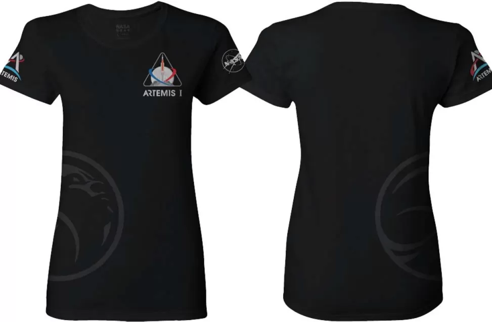 Hot NASA Gear NASA Meatball Logo - Artemis I (EM-1) Adult T-Shirt