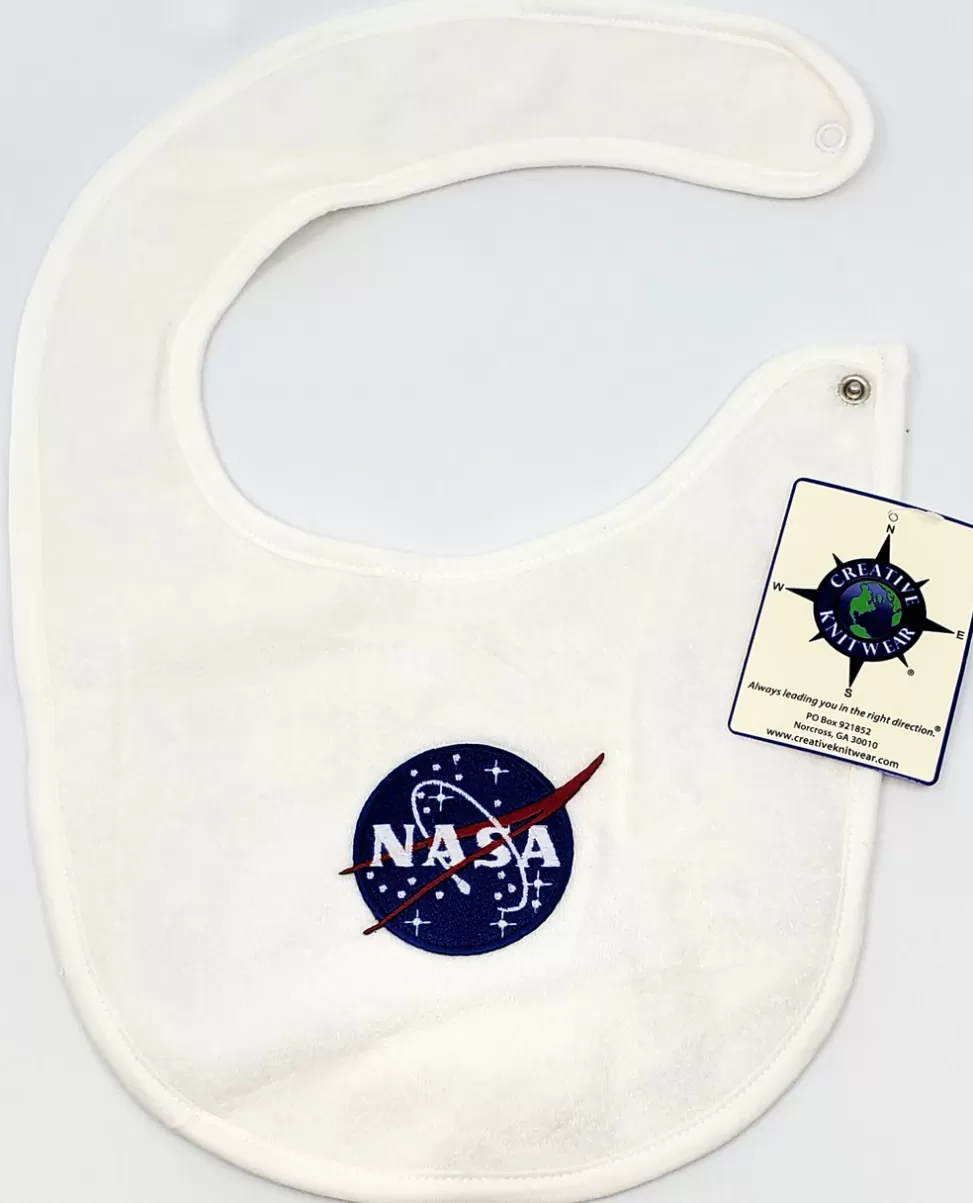 Online NASA Gear NASA Meatball Logo - Baby Bib