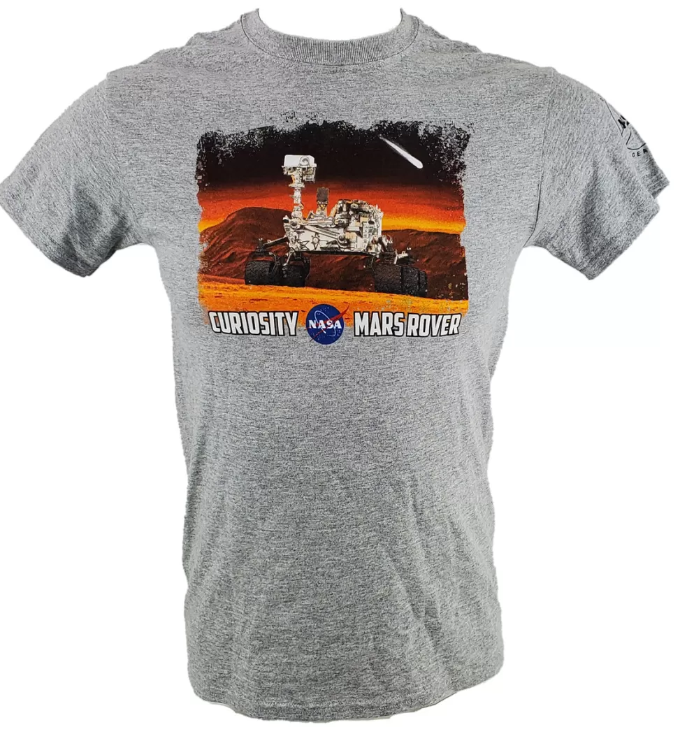 Sale NASA Gear NASA Meatball Logo - Curiosity Mars Rover Adult Tee Shirt