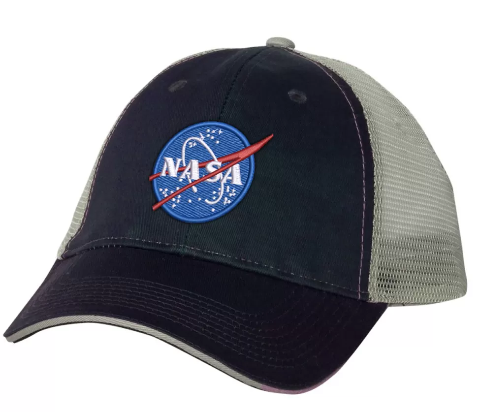 Fashion NASA Gear NASA Meatball Logo - Curved Bill Trucker Hat