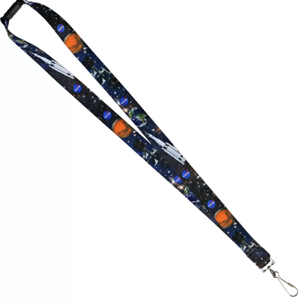 Sale NASA Gear NASA Meatball Logo - Galaxy Lanyard