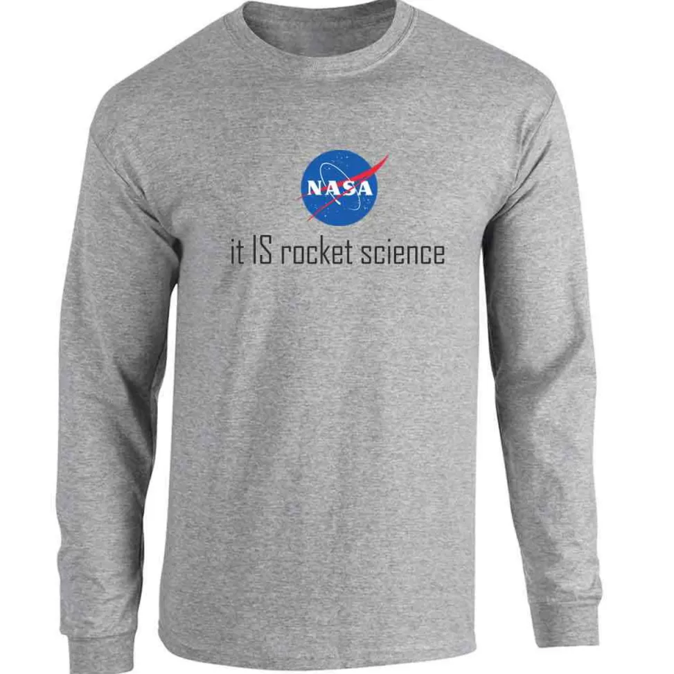 Shop NASA Gear NASA Meatball Logo - It IS Rocket Science Long Sleeve