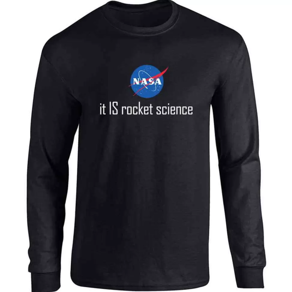 Shop NASA Gear NASA Meatball Logo - It IS Rocket Science Long Sleeve