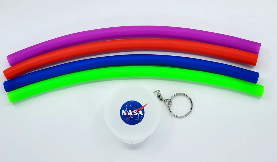 Fashion NASA Gear NASA Meatball Logo - Reusable Silicone Drinking Straw