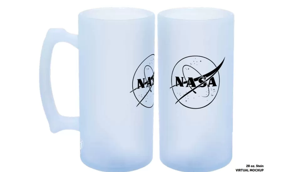 Discount NASA Gear NASA Meatball Logo - Silipint Brand Tall Mug 28oz