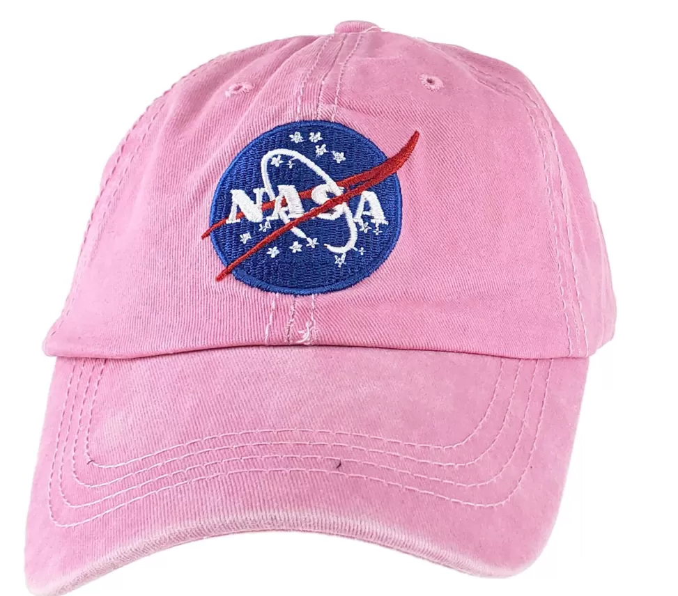 Flash Sale NASA Gear NASA Meatball Logo - Stone Washed Adjustable Hat