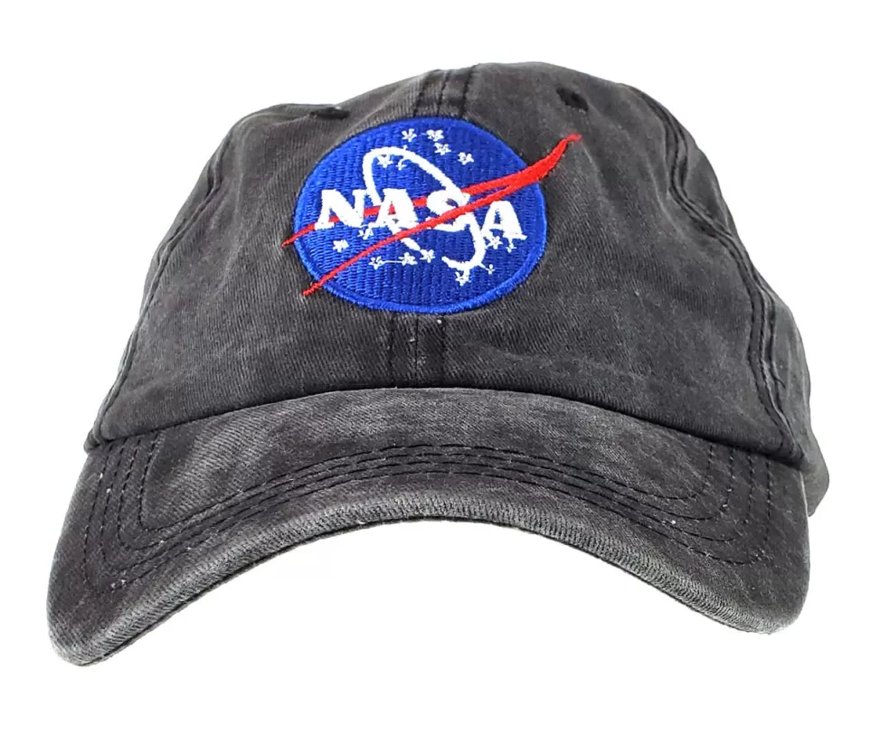 Flash Sale NASA Gear NASA Meatball Logo - Stone Washed Adjustable Hat