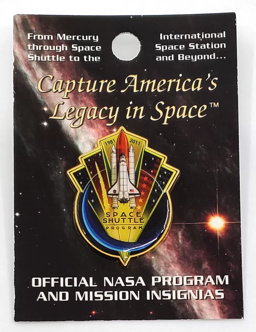 Hot NASA Gear NASA Shuttle Program 30 Year 1981-2011 Commemorative Pin