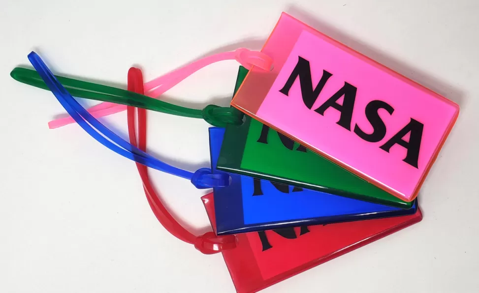 New NASA Gear NASA Silicon Luggage Tag