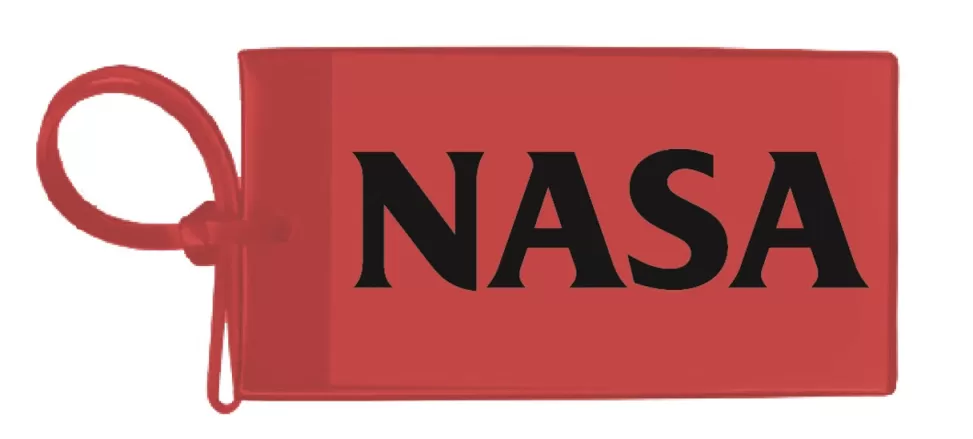 New NASA Gear NASA Silicon Luggage Tag
