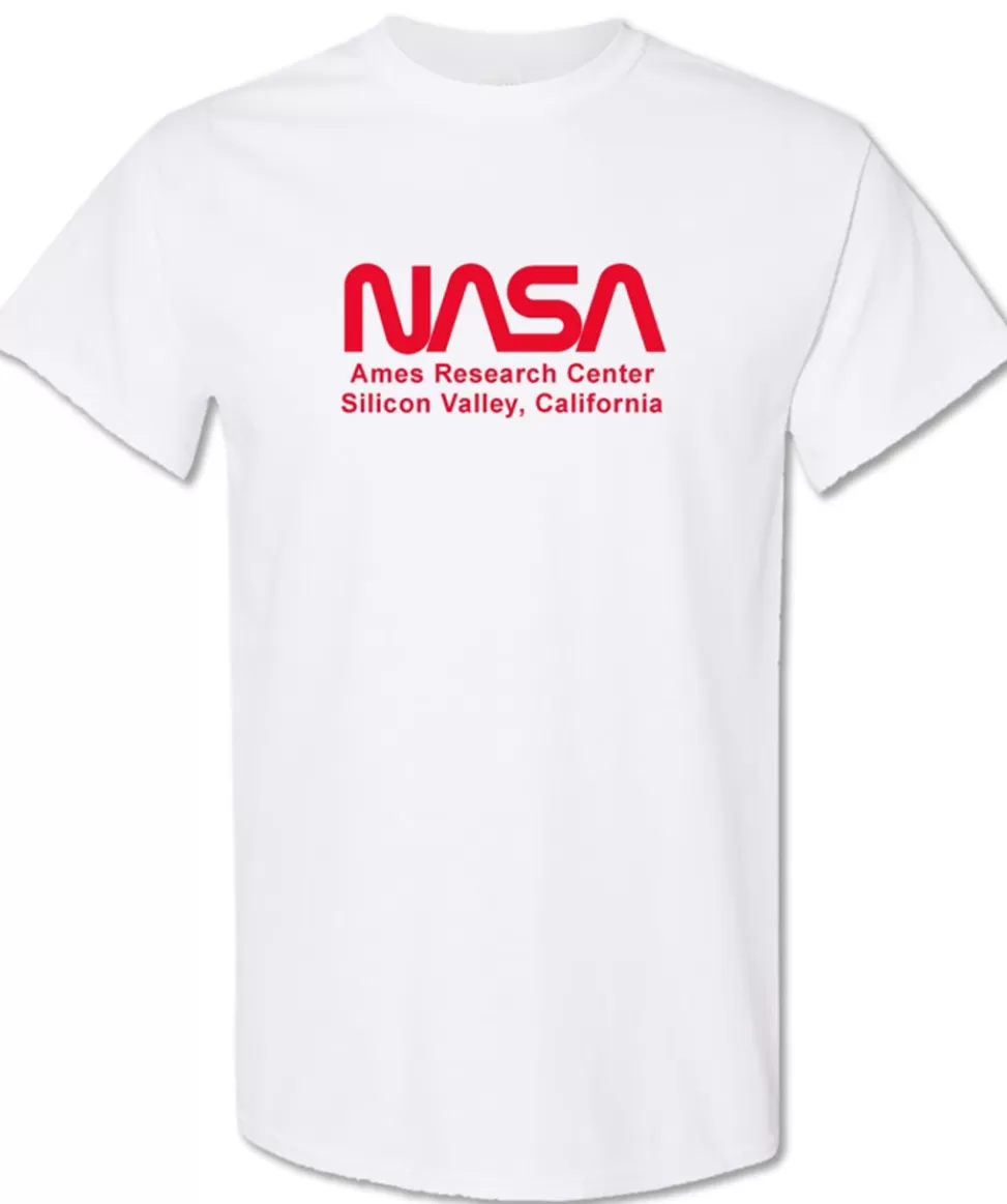 Clearance NASA Gear NASA Worm Logo - Big Logo - Ames Research Center - T-Shirt