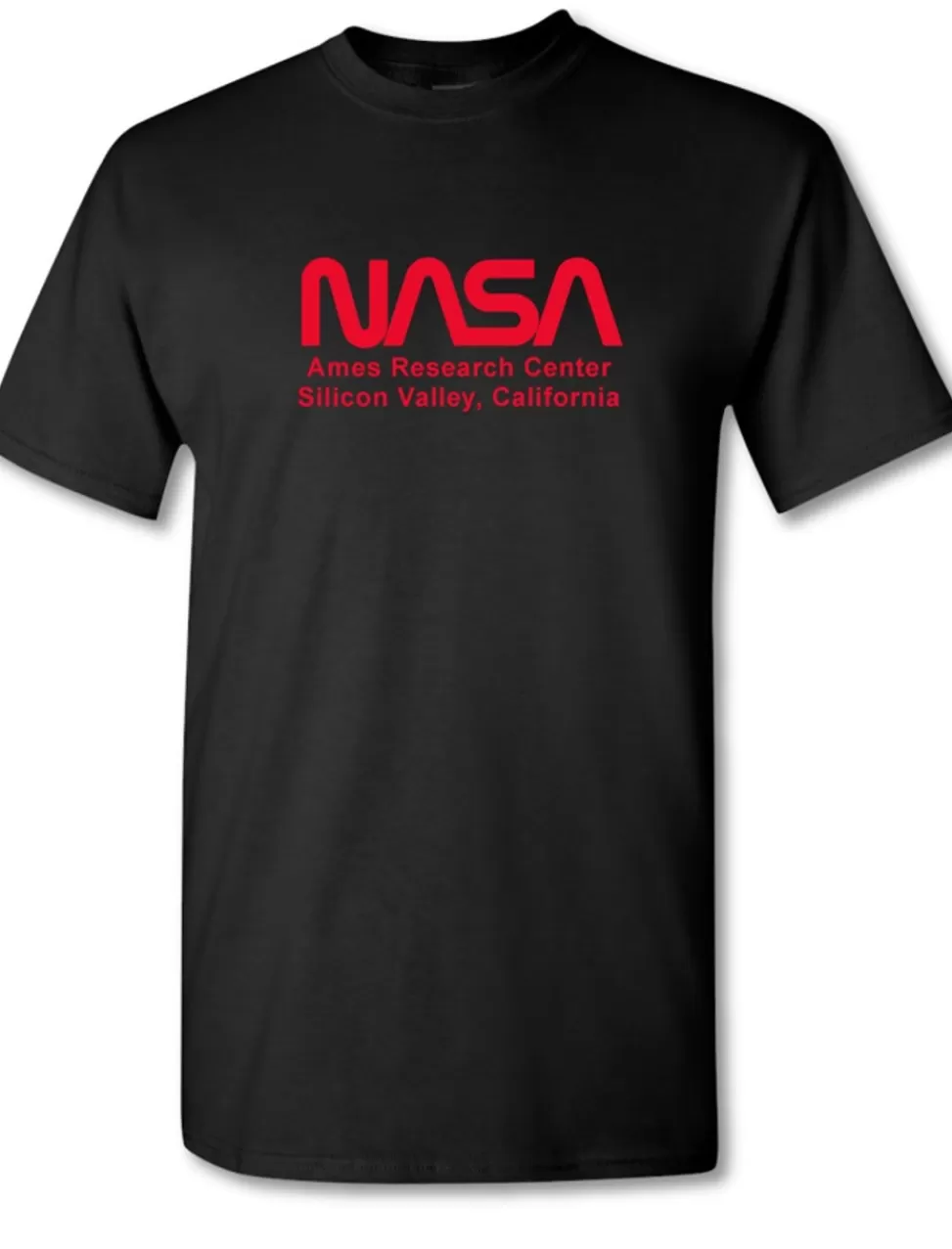 Clearance NASA Gear NASA Worm Logo - Big Logo - Ames Research Center - T-Shirt