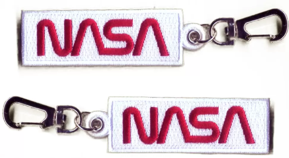 Online NASA Gear NASA Worm Logo - Embroidered Key Fob