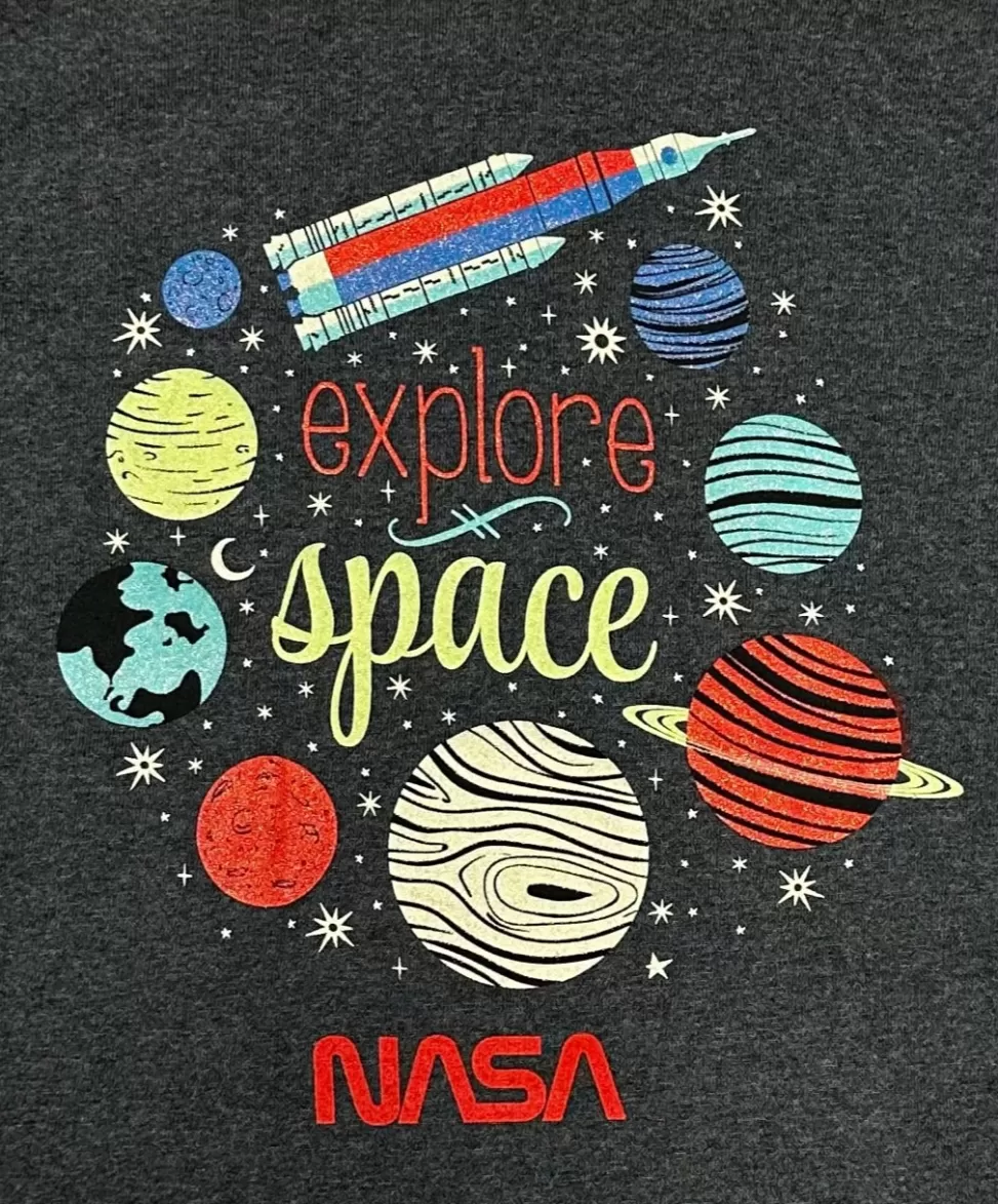 Fashion NASA Gear NASA Worm Logo - Explore Space