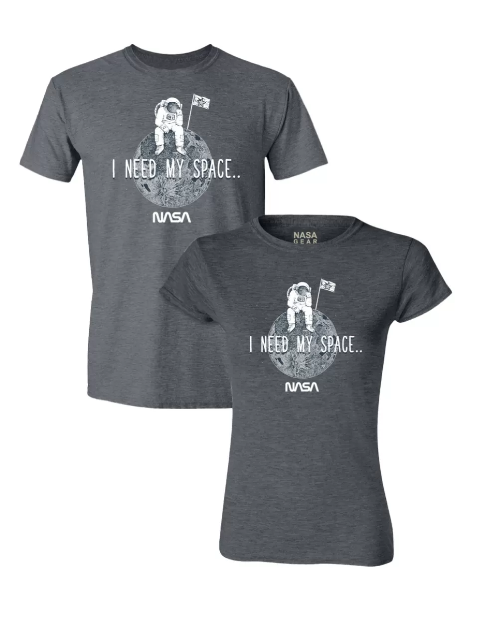 Outlet NASA Gear NASA Worm Logo - I Need My Space Adult T-Shirt