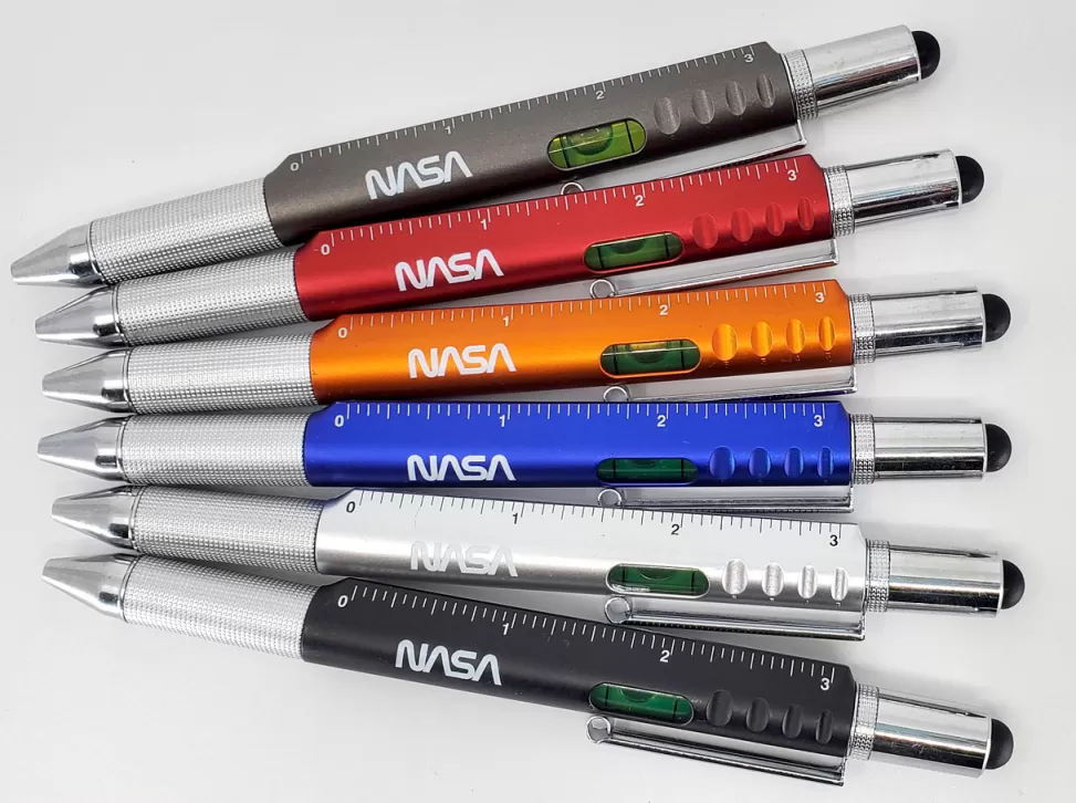 Cheap NASA Gear NASA Worm Logo - 6in1 Engineer Pen w/Stylus