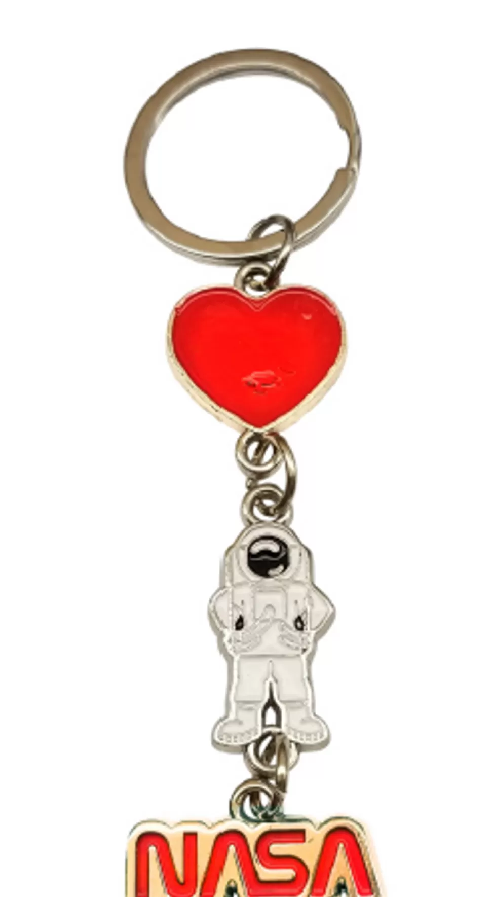 Cheap NASA Gear NASA Worm Logo - Love Astronaut Keychain