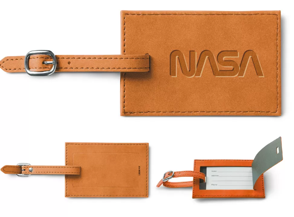 Fashion NASA Gear NASA Worm Logo - Nuba Luggage Tag