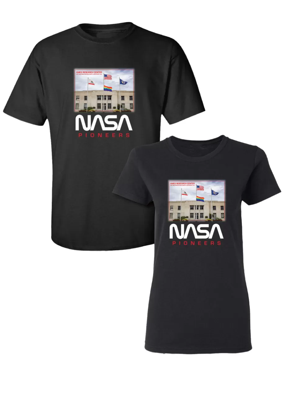 Best NASA Gear NASA Worm Logo - Pride History T-Shirt