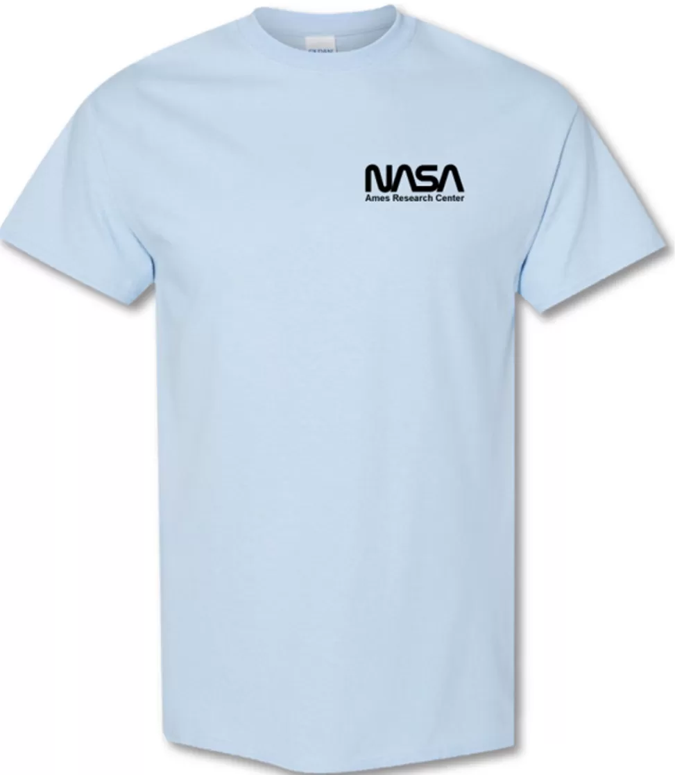 Clearance NASA Gear NASA Worm Logo - Small Logo - Ames Research Center - T-Shirt
