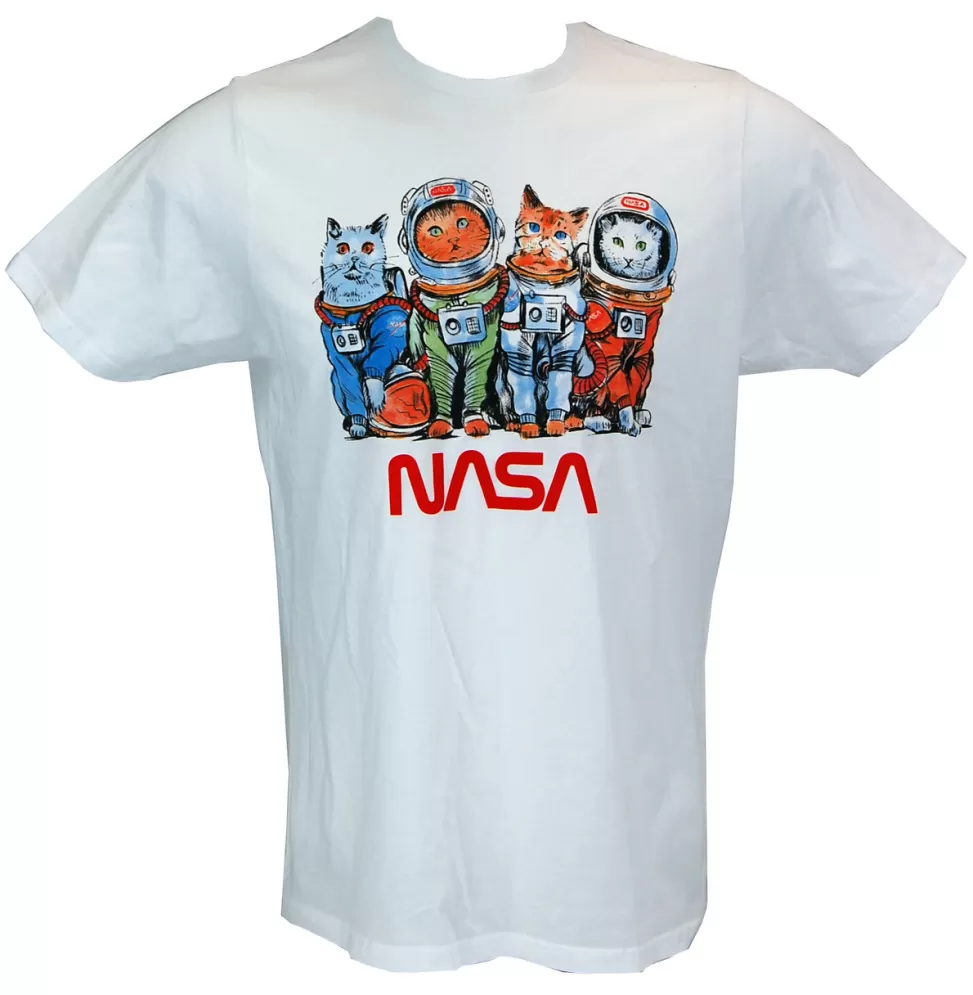 Shop NASA Gear NASA Worm Logo - Space Animal Tee Shirt