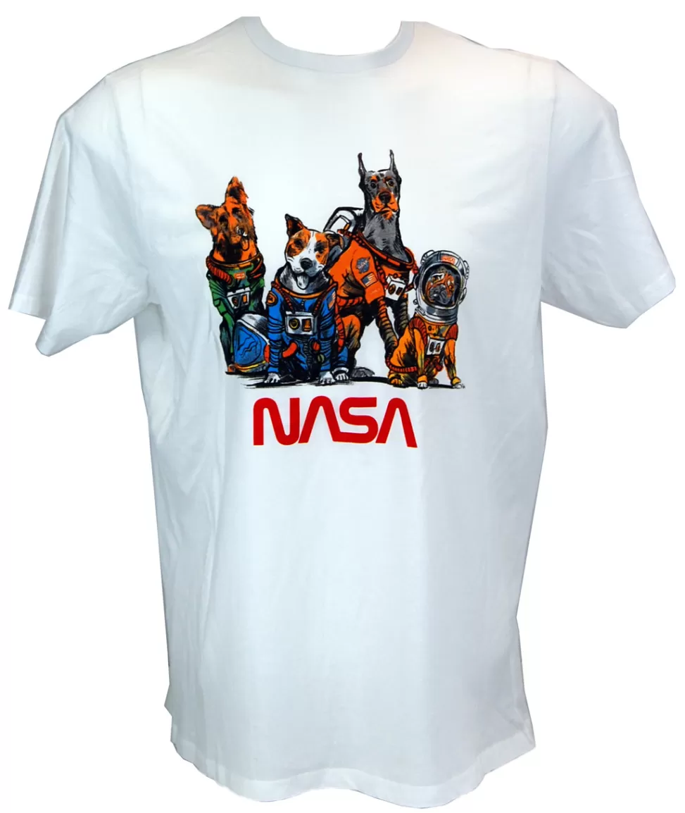 Shop NASA Gear NASA Worm Logo - Space Animal Tee Shirt